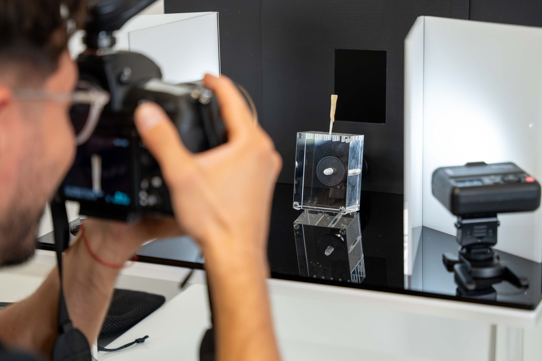 Fotodokumentation im Fotostudio des Dentallabors Holistic Smile Design als Grundlage für das Backward Planning